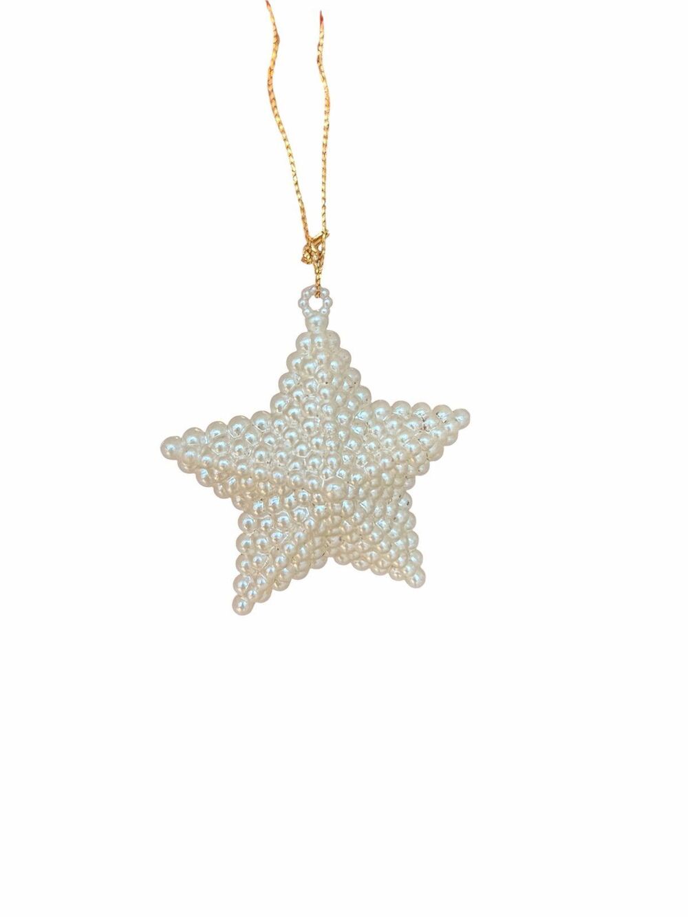 holiday lane Macy’s Christmas ornament white pear star